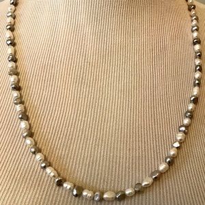 Freshwater peak necklace and earrings